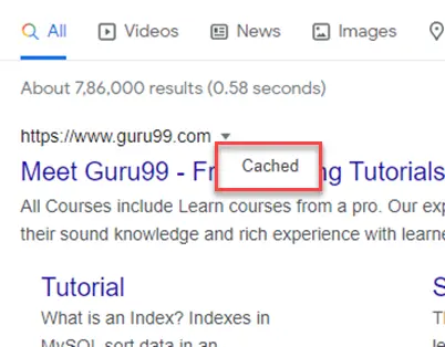 Google cache