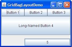 Java GridBagLayout