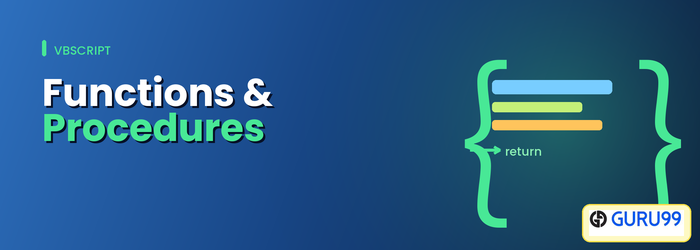 VBScript Functions & Procedures