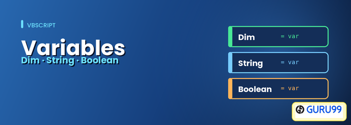 VBScript Variables
