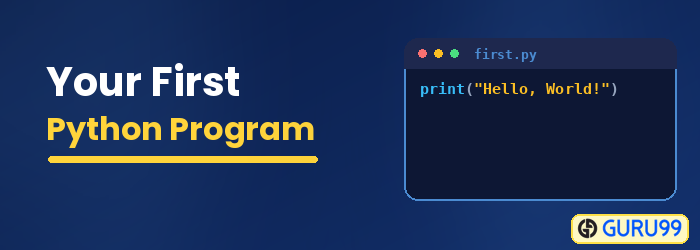 Crea tu primero Python Programa