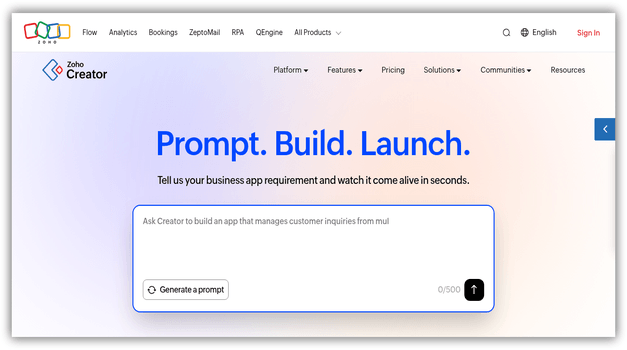 Zoho Creator