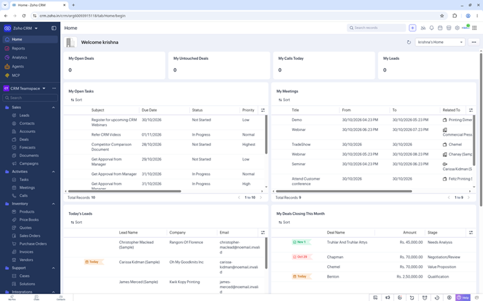 Zoho CRM